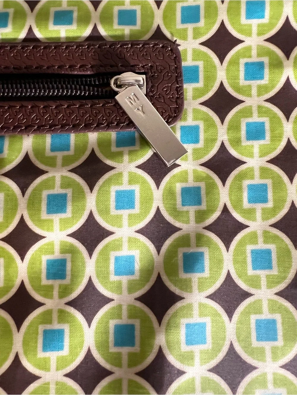 MY by Michele & Yvette‎ Patterned Orange Crossbody Bag